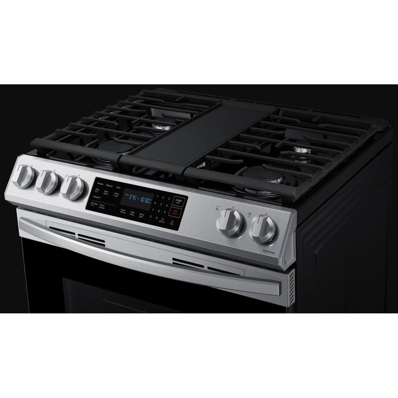 Samsung 30-inch Slide-in Gas Range with Wi-Fi Connect NX60T8311SS/AA IMAGE 9