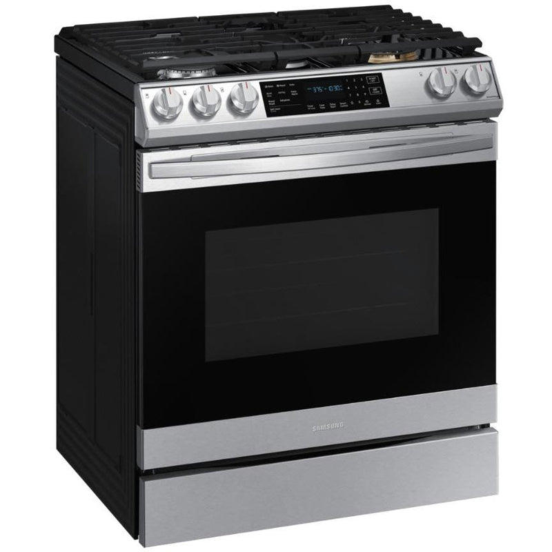 Samsung 30-inch Slide-in Gas Range with Wi-Fi Connect NX60T8511SS/AA IMAGE 2