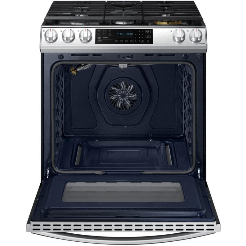 Samsung 30-inch Slide-in Gas Range with Wi-Fi Connect NX60T8511SS/AA IMAGE 4