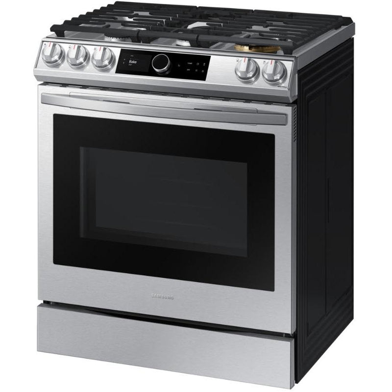 Samsung 30-inch Slide-in Gas Range with Wi-Fi Technology NX60T8711SS/AA IMAGE 3