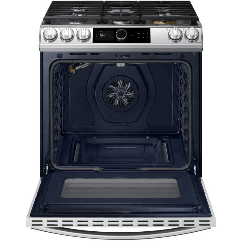 Samsung 30-inch Slide-in Gas Range with Wi-Fi Technology NX60T8711SS/AA IMAGE 4
