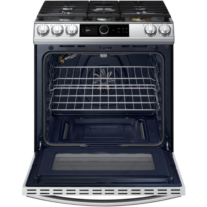 Samsung 30-inch Slide-in Gas Range with Wi-Fi Technology NX60T8711SS/AA IMAGE 5