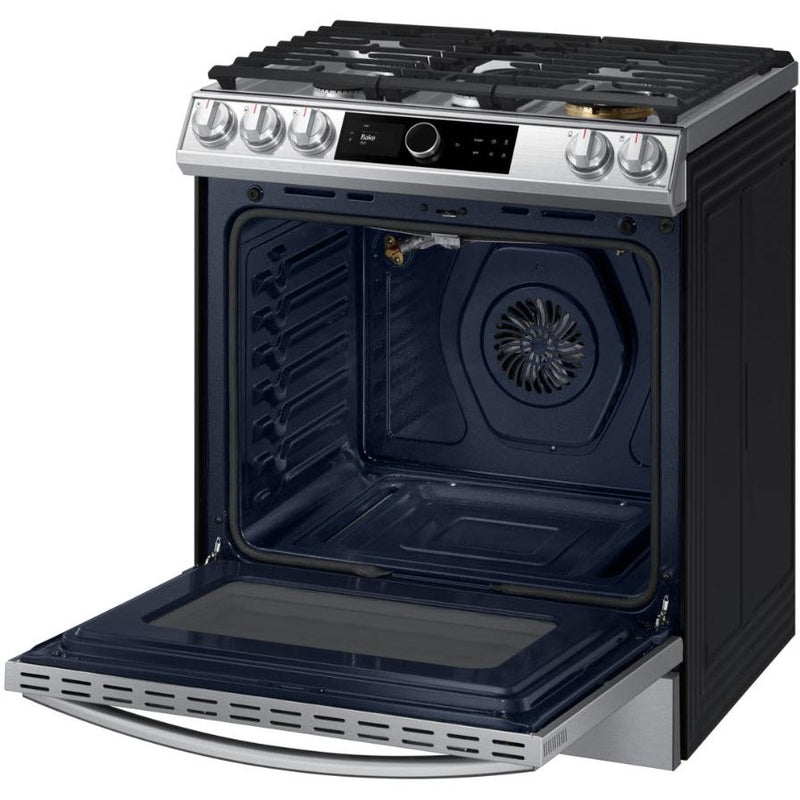 Samsung 30-inch Slide-in Gas Range with Wi-Fi Technology NX60T8711SS/AA IMAGE 6