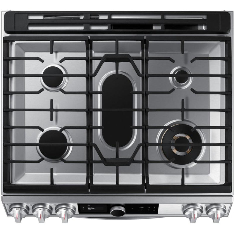 Samsung 30-inch Slide-in Gas Range with Wi-Fi Technology NX60T8711SS/AA IMAGE 8