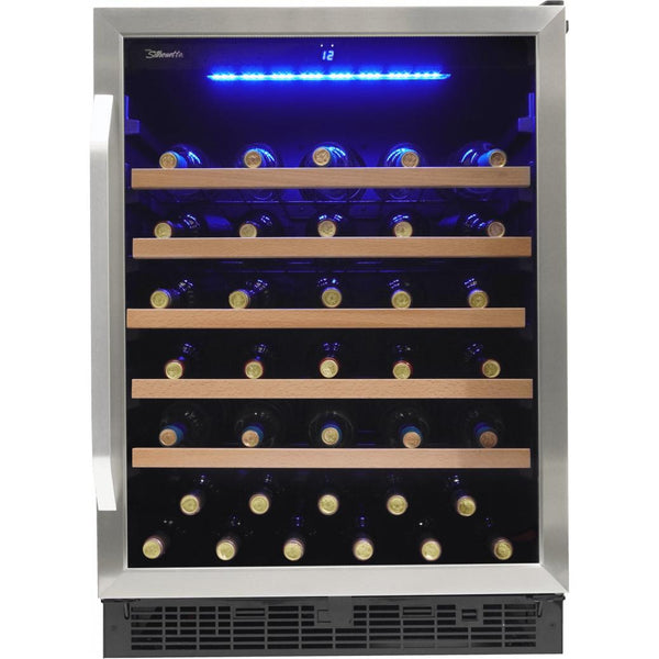 Silhouette 50-Bottle Stilton Series Wine Cellar with Digital Display SWC057D1BSS IMAGE 1