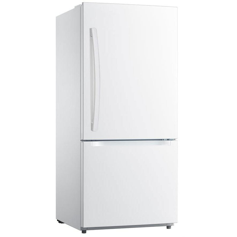 Moffat 30-inch, 18.6 cu.ft. Freestanding Bottom Freezer Refrigerator with LED Lighting MBE19DTNKWW IMAGE 1