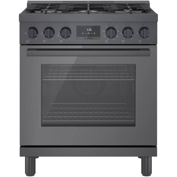 Bosch 30-inch Freestanding Dual Fuel Range with Convection Technology HDS8045C/01 IMAGE 1