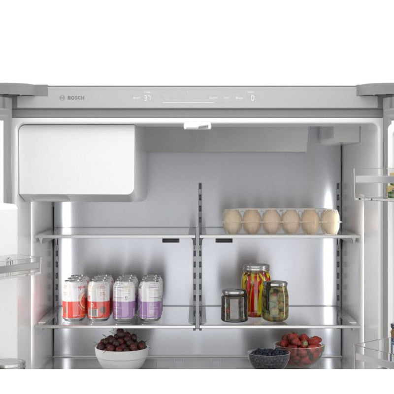 Bosch 36-inch, 20.8 cu.ft. Counter-Depth French 3-Door Refrigerator with QuickIcePro System™ B36CD50SNS IMAGE 9