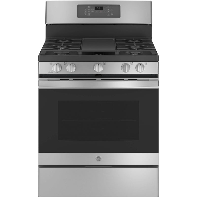 GE 30-inch Freestanding Gas Range with Convection Technology JCGB735SPSS IMAGE 1