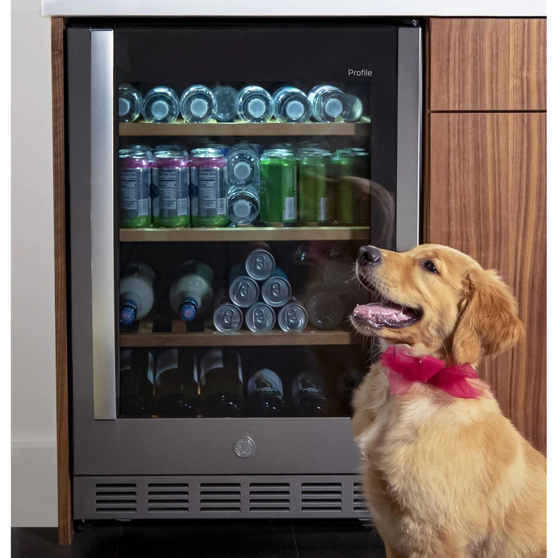 Ge profile outlet beverage fridge