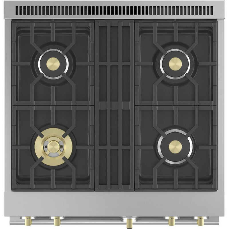 Monogram 30-inch Freestanding Gas Range with Convection Technology ZGP304NTSS IMAGE 4