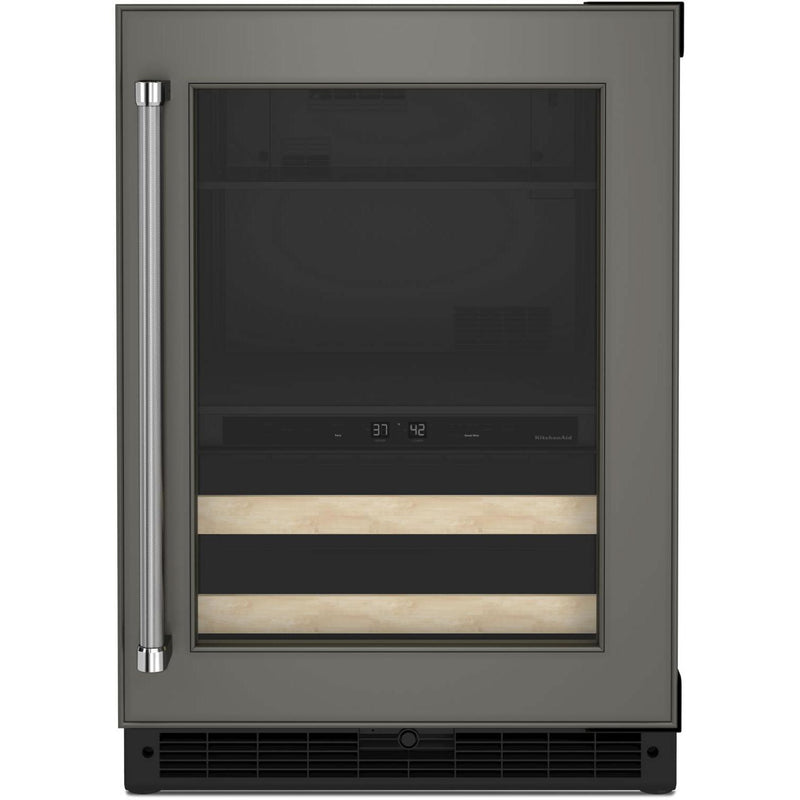 KitchenAid 24-inch, 4.89 cu. ft. Beverage Center with Glass Door KUBR214KPA IMAGE 1