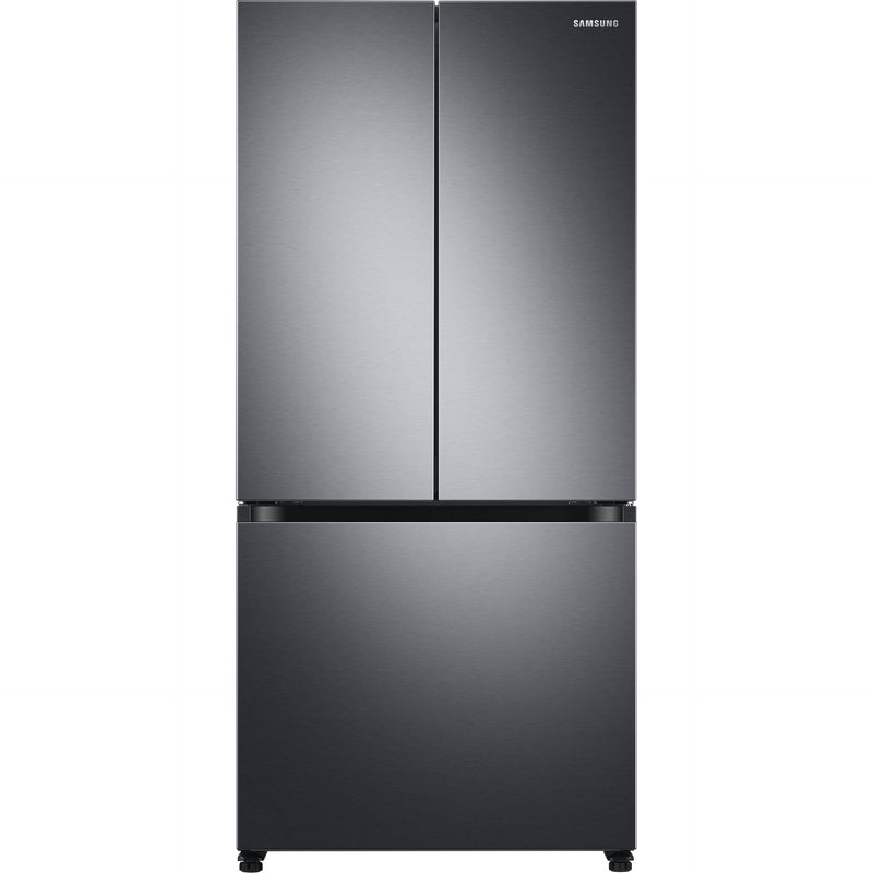 Samsung 18 cu. ft. Counter-Depth French 3-Door Refrigerator with Twin Cooling Plus® RF18A5101SG/AA IMAGE 1