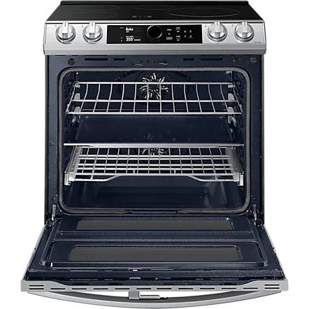 Samsung 30-inch Slide-in Electric Induction Range with WI-FI Connect NE63T8951SS/AC IMAGE 7