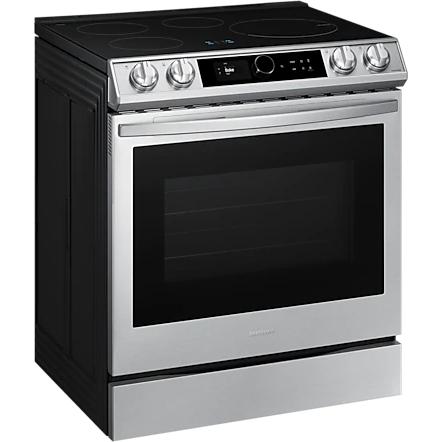 Samsung 30-inch Slide-in Electric Induction Range with WI-FI Connect NE63T8911SS/AC IMAGE 2