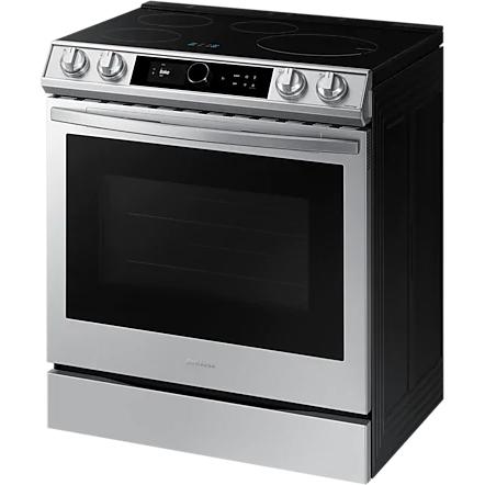 Samsung 30-inch Slide-in Electric Induction Range with WI-FI Connect NE63T8911SS/AC IMAGE 3