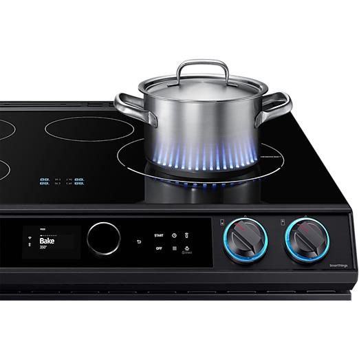 Samsung 30-inch Slide-in Electric Induction Range with WI-FI Connect NE63T8911SG/AC IMAGE 15
