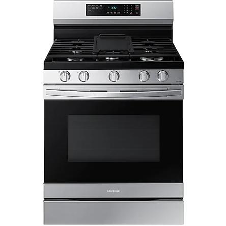 Samsung 30-inch Freestanding Gas Range with WI-FI Connect NX60A6511SS/AA IMAGE 2