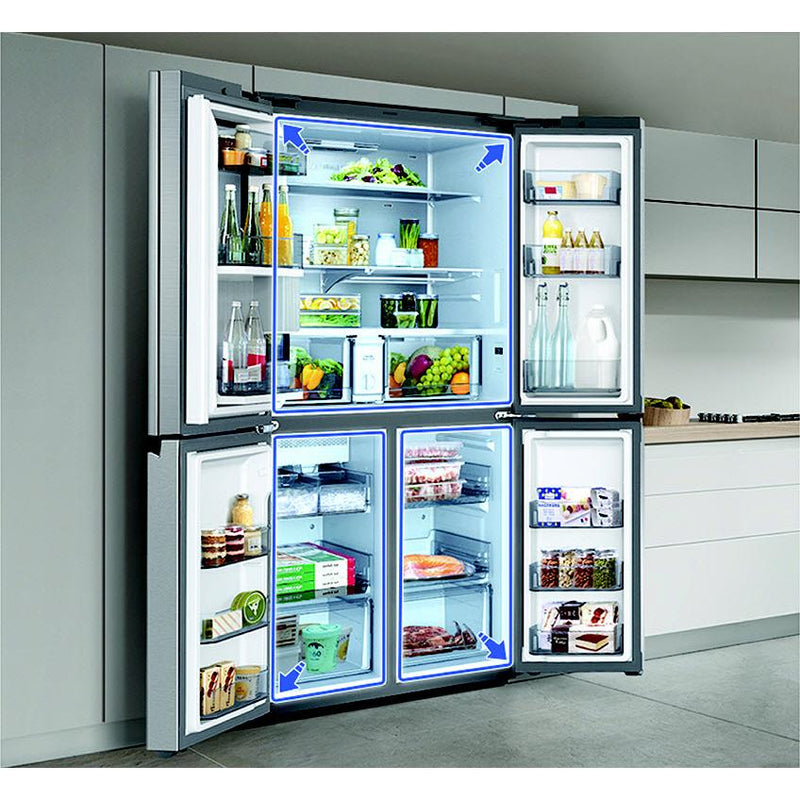 Samsung 23 cu.ft. Counter-Depth French 4-Door Refrigerator with Beverage Center RF23A9671SR/AC IMAGE 11