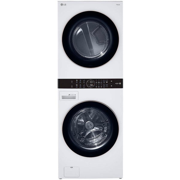 LG Stacked Washer/Dryer Electric Laundry Center with Center Control™ WKE100HWA IMAGE 1