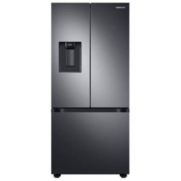 Samsung 30-inch, 22 cu.ft. Freestanding French 3-Door Refrigerator with External Water Dispensing System RF22A4221SG/AA IMAGE 1