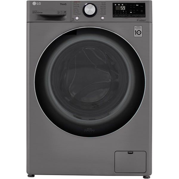 LG All-in-One Electric Laundry Center with TurboWash™ Technology WM3555HVA IMAGE 1