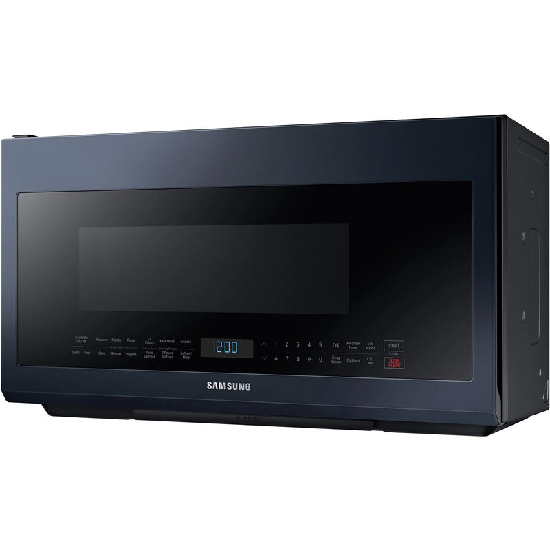Samsung 30-inch, 1.2 cu.ft. Over-the-Range Microwave Oven with Sensor Cook ME21A706BQN/AC IMAGE 2