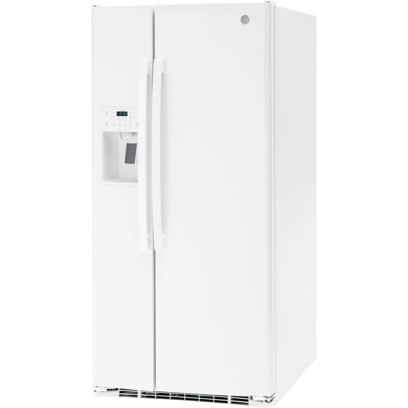 GE 33-inch, 23 cu. ft. Side-By-Side Refrigerator with Dispenser GSS23GGPWW IMAGE 6