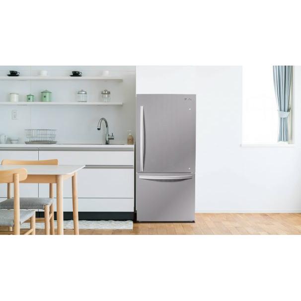 Danby 30-inch, 18.7 cu.ft. Freestanding Bottom Freezer Refrigerator with LED Lighting DBM187E1SSDB IMAGE 14