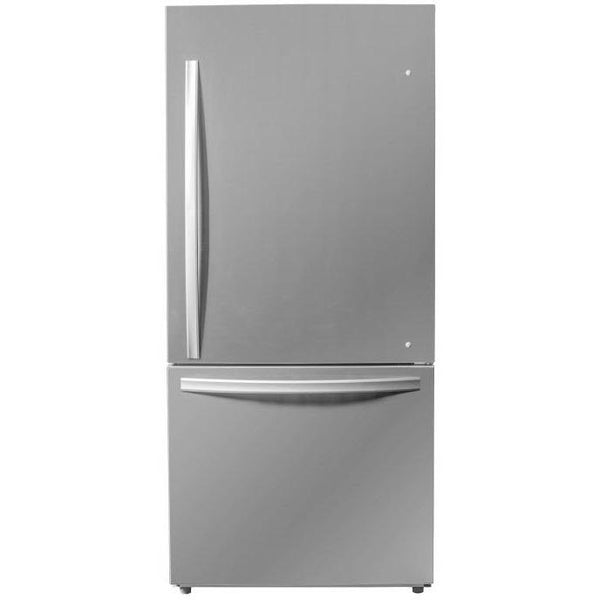 Danby 30-inch, 18.7 cu.ft. Freestanding Bottom Freezer Refrigerator with LED Lighting DBM187E1SSDB IMAGE 1