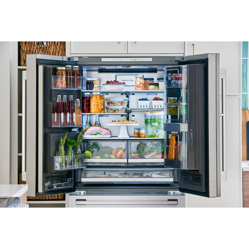 LG STUDIO 36-inch, 23.5 cu.ft. Freestanding French 3-Door Refrigerator with Wi-Fi Connect SRFVC2416S IMAGE 16