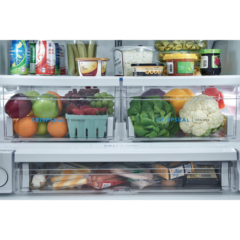 Frigidaire 36-inch, 27.8 cu. ft. French 3-Door Refrigerator with Dispenser FRFS2823AD IMAGE 6