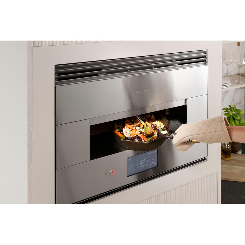 Monogram 30-inch, 1.23 cu.ft. Built-in Single Wall Oven with Wi-Fi Connectivity ZEP30FRSS IMAGE 7