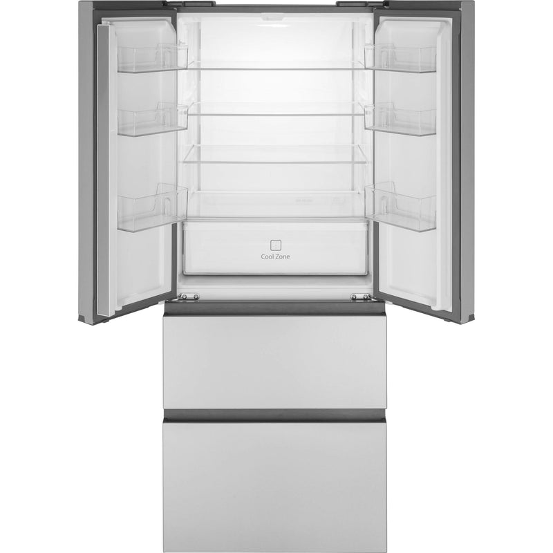 Haier 28-inch 14.5 cu. ft. Counter-Depth French 4-Door Refrigerator QJS15HYRFS IMAGE 2