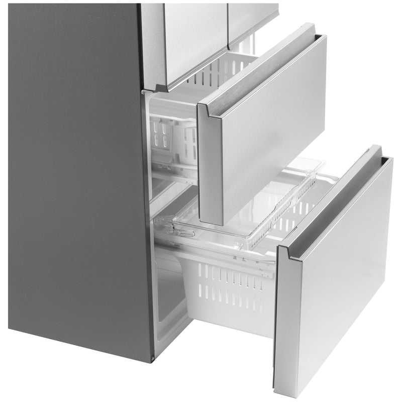 Haier 28-inch 14.5 cu. ft. Counter-Depth French 4-Door Refrigerator QJS15HYRFS IMAGE 7