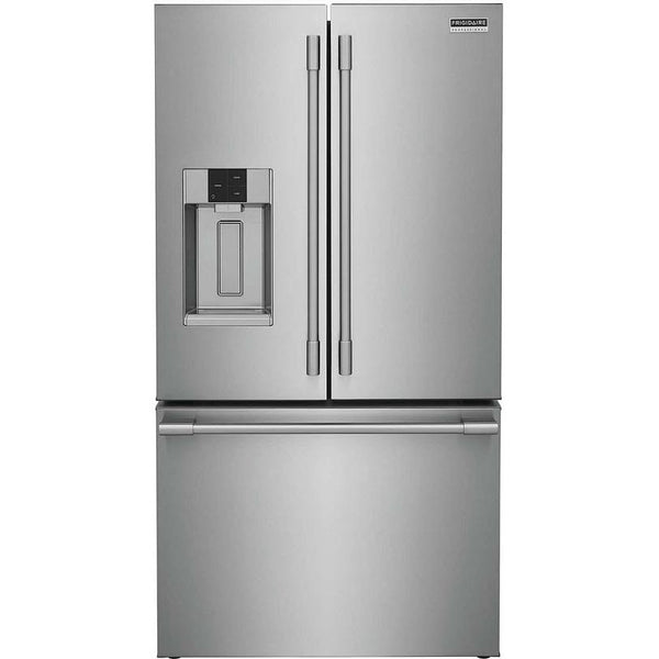 Frigidaire Professional 36-inch, 22.6 cu.ft. Counter-Depth French 3-Door Refrigerator with Water and Ice Dispensing system PRFC2383AF IMAGE 1