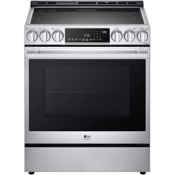 LG STUDIO 30-inch Freestanding Electric Slide-in Range with ProBake Convection ™ Technology LSES6338F IMAGE 1
