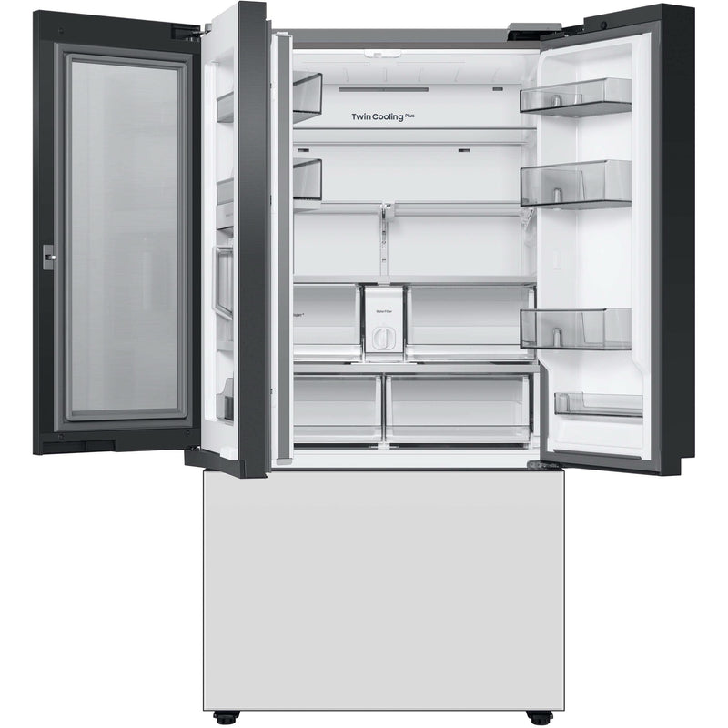Samsung 36-inch, 24 cu.ft. Counter-Depth French 3-Door Refrigerator with Dual Ice Maker RF24BB6600APAA IMAGE 4