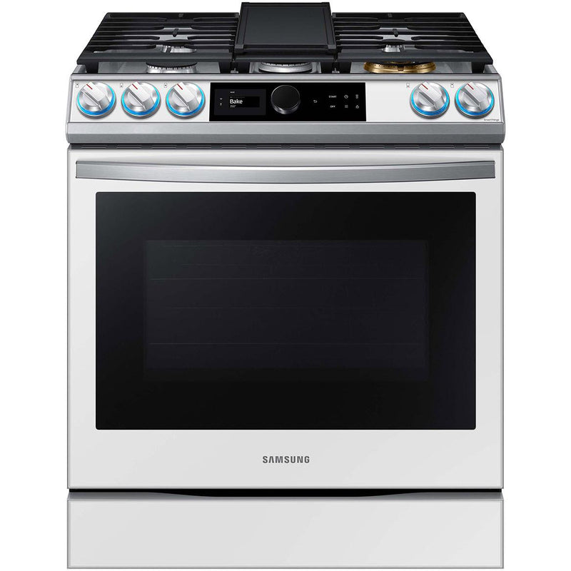 Samsung 30-inch Slide-in Gas Range with Air Fry Technology NX60BB871112AA IMAGE 1
