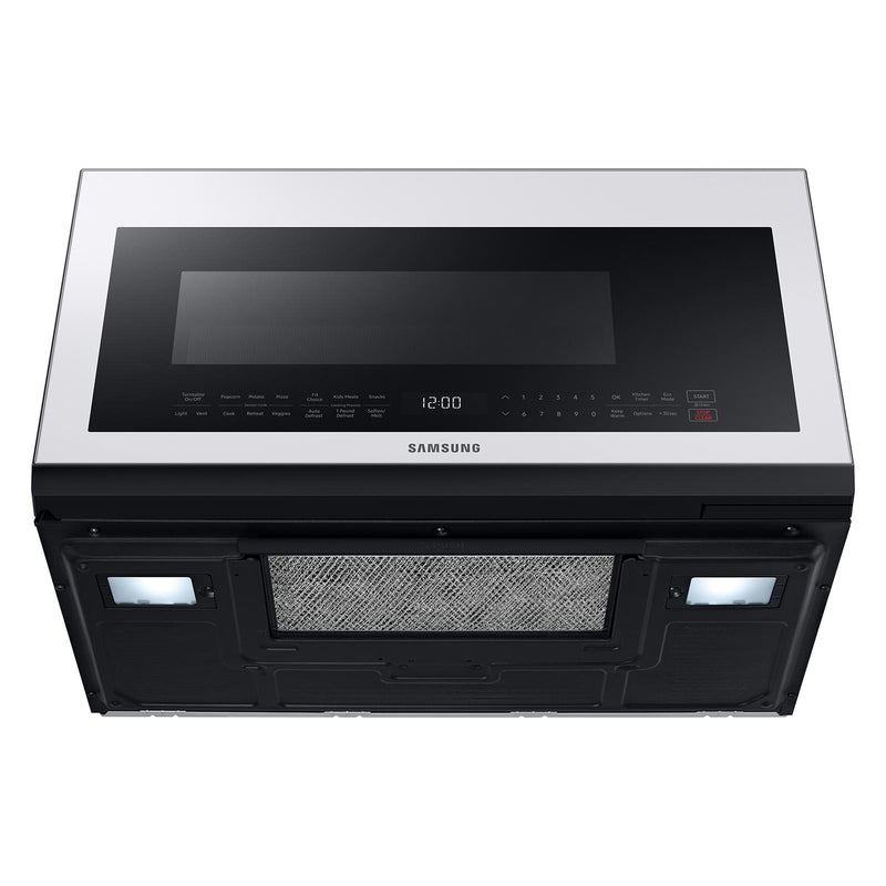 Samsung 30-inch, 1.2 cu.ft. Over-the-Range Microwave Oven with Sensor Cook ME21B706B12/AC IMAGE 2