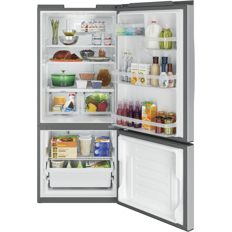GE 20.9 cu.ft. Bottom Mount Refrigerator with LED Lighting GBE21AYRKFS IMAGE 3