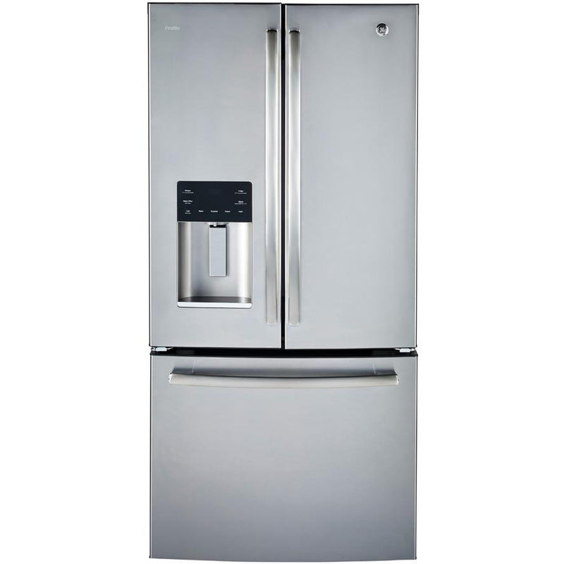 GE Profile 24.8 Cu. Ft. French 3-Door Refrigerator with Dispenser PFE24HYRKFS IMAGE 1