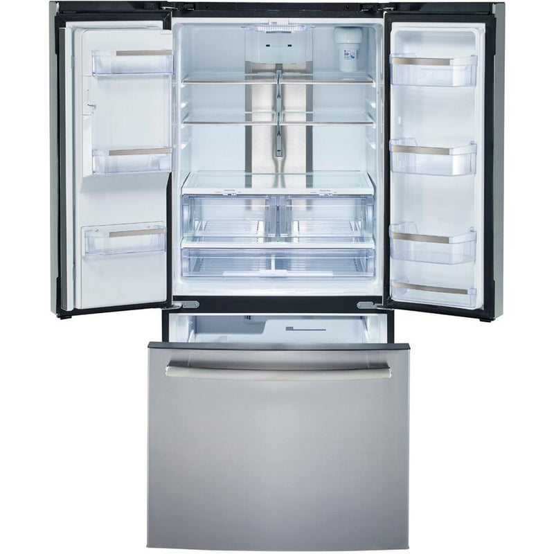 GE Profile 24.8 Cu. Ft. French 3-Door Refrigerator with Dispenser PFE24HYRKFS IMAGE 2