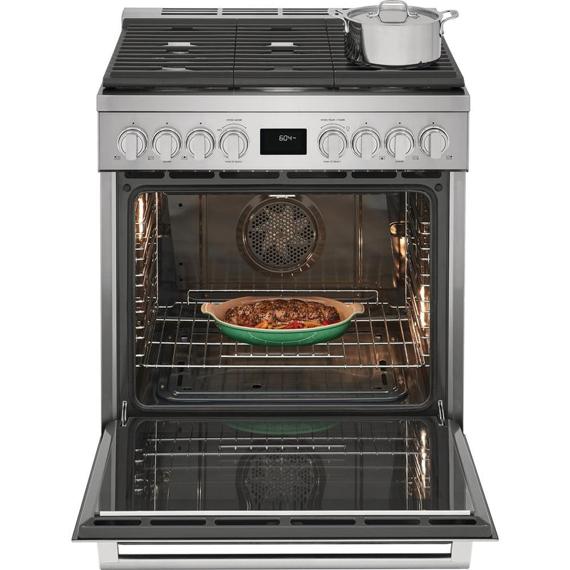 Electrolux 30-inch Freestanding Gas Range with Convection Technology ECFG3068AS IMAGE 6