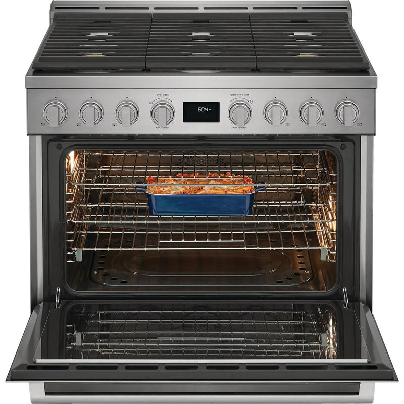 Electrolux 36-inch Freestanding Gas Range with Convection Technology ECFG3668AS IMAGE 7