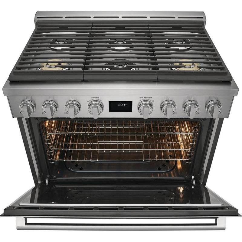 Electrolux 36-inch Freestanding Gas Range with Convection Technology ECFG3668AS IMAGE 8