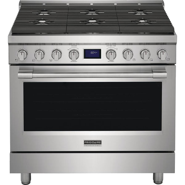 Frigidaire Professional 36-inch Freestanding Gas Range with True Convection Technology PCFG3670AF IMAGE 1
