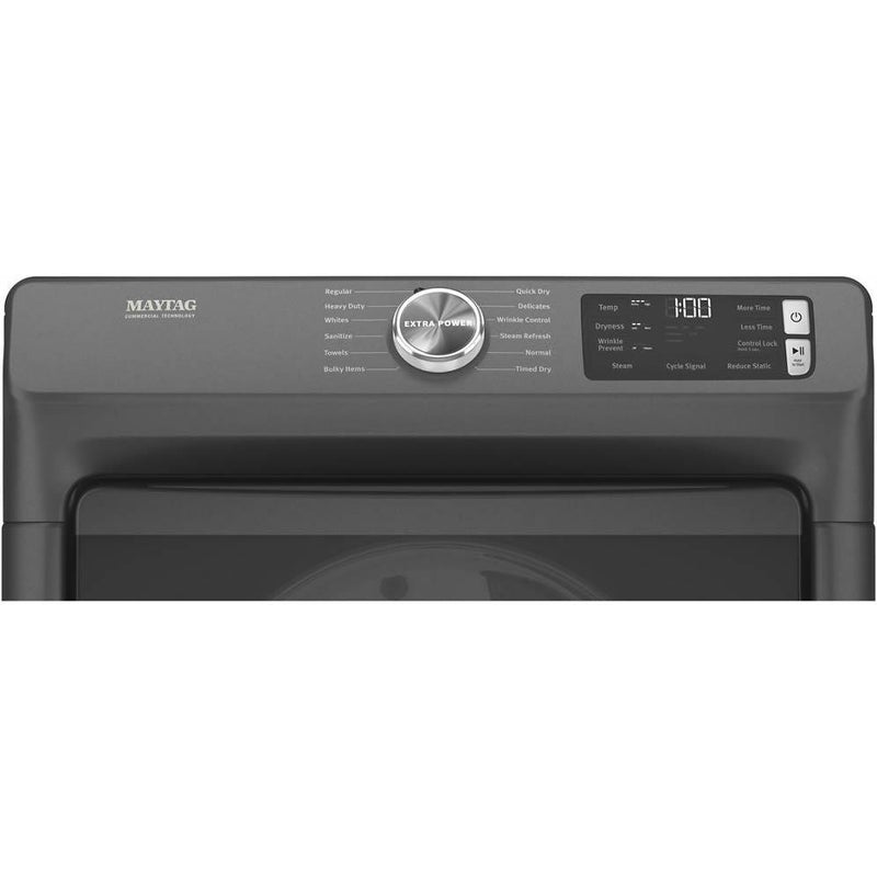 Maytag 7.3 cu.ft., Electric Dryer with Extra Power Quick Dry Cycle YMED6630MBK IMAGE 6
