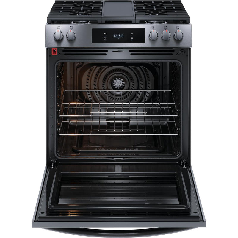 Frigidaire Gallery 30-inch Freestanding Gas Range with Convection Technology GCFG3060BD IMAGE 3