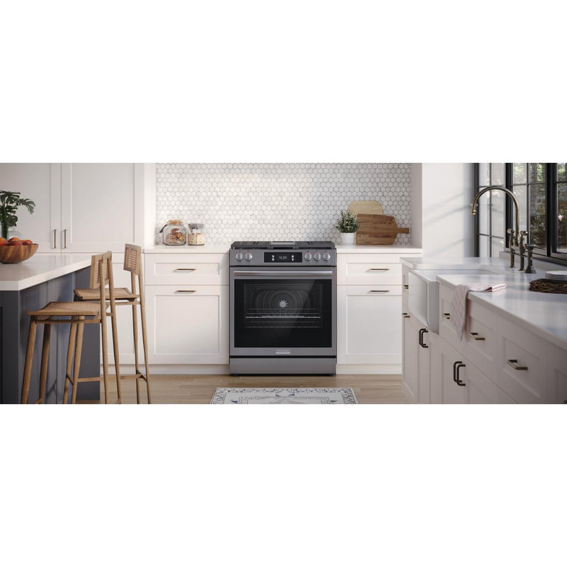 Frigidaire Gallery 30-inch Freestanding Gas Range with Convection Technology GCFG3060BF IMAGE 7